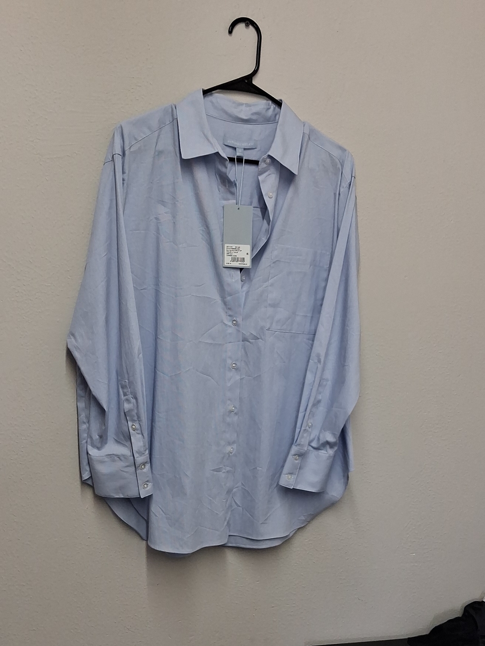 ANTONIO MELANI Light Blue Men's Dress Shirt